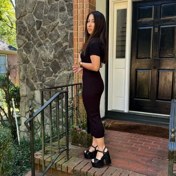 15 POSH LIVE FABULOUS MIDI DRESS FROM PARIS - Picture 6 of 6